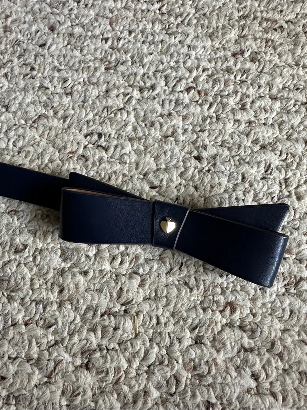NWT Kate Spade New York Skinny Bow Belt in Riverside Blue